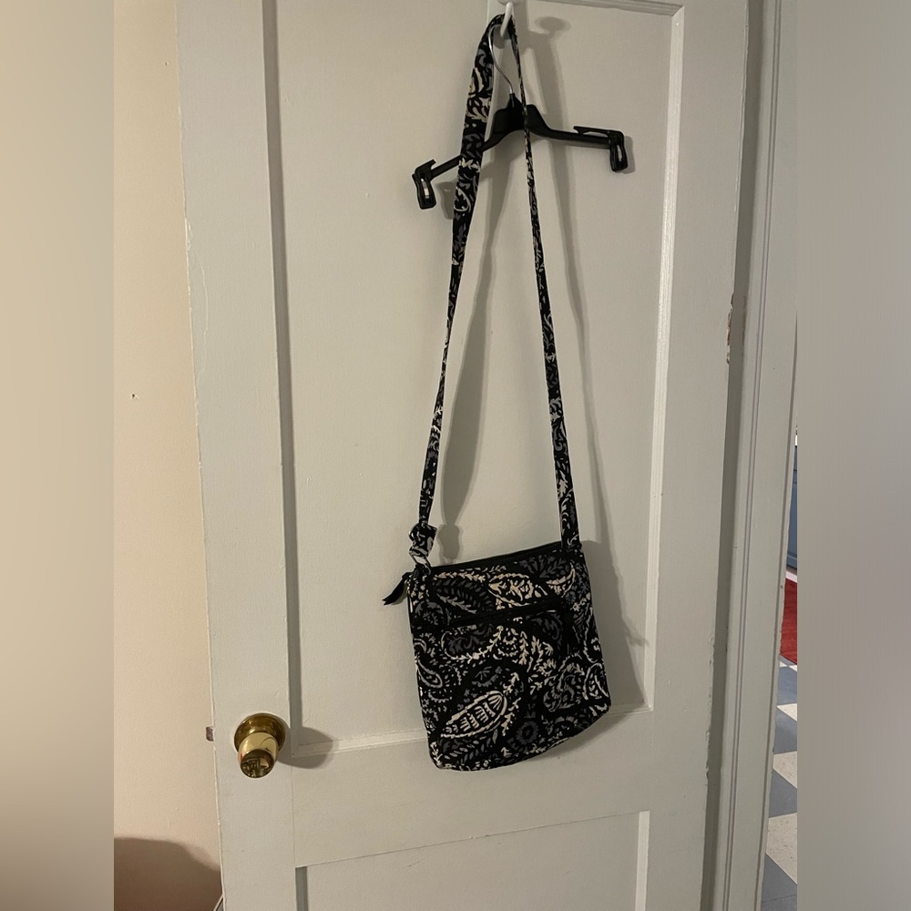 Vera Bradley Black and White Patterned Crossbody Bag